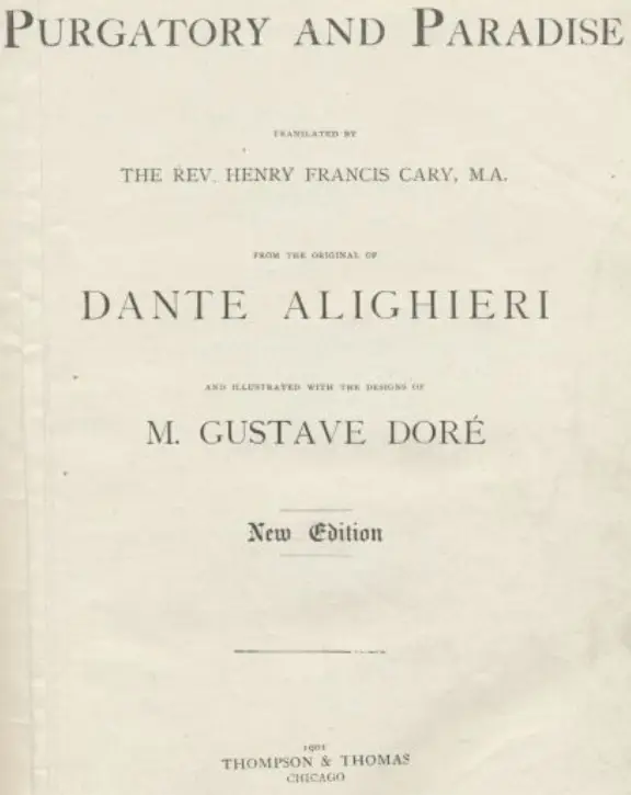 Dante Alighieri. The Divine Comedy. Gustave Dore's Illustrated