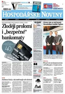 Hospodarske noviny (CZ Tages- und Wirtschaftszeitung) from 27. 11. 2009