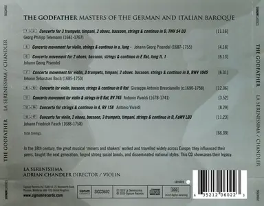 Adrian Chandler, La Serenissima - The Godfather: Masters of the German & Italian Baroque (2019)