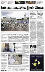 International New York Times - Tuesday 8 July 2014