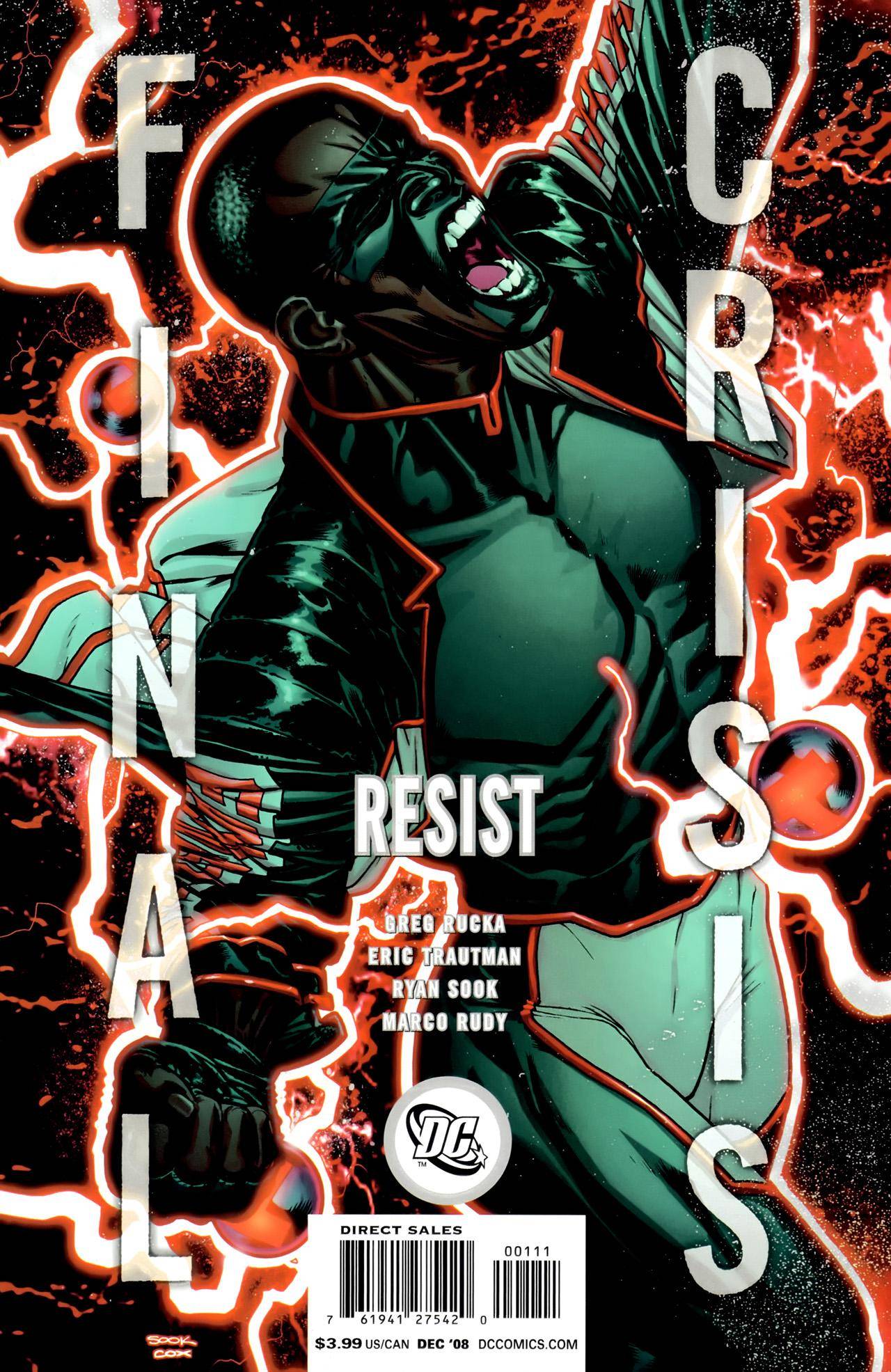 Final Crisis - Resist (2008) (both covers)