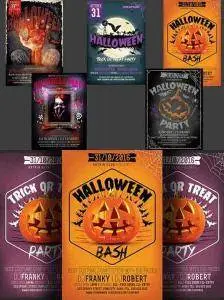 CreativeMarket - Halloween Party Flyer Bundle