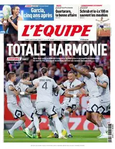 L’equipe du Lundi 22 Août 2022