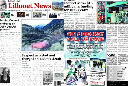 Bridge River Lillooet News – January 23, 2019
