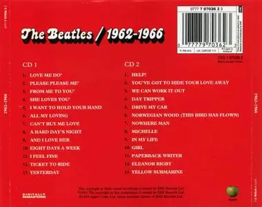 The Beatles: 1962-1966 "The Red Album" (1973) [1993, Holland, EMI 0777 7 97036 2 3]