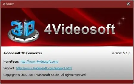 4Videosoft 3D Converter 5.1.8