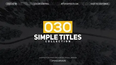 Simple Titles - Project for After Effects (VideoHive)