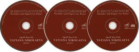 Tatiana Nikolaeva - Dmitri Shostakovich: 24 Preludes and Fugues for Piano, Op. 87 (2004) 3CD