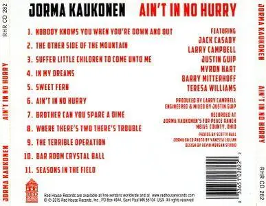 Jorma Kaukonen - Ain't In No Hurry (2015)