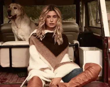 Hailey Bieber by Daniel Jackson for Vogue US October 2019