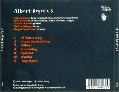 Albert Beger's 5 - Listening (2004) {Earsay's Jazz}
