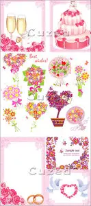 Vector - Wedding elements set