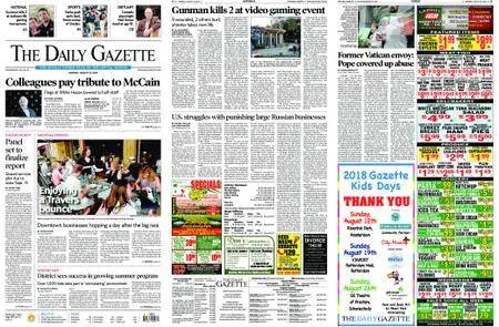 The Daily Gazette – August 27, 2018