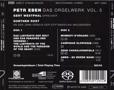 Petr Eben - Das Orgelwerk, Volume 5 - Gunther Rost (2006) {2CD Set, Motette MOT12954}