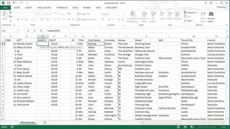 Microsoft Excel - Advanced Formulas And Functions 