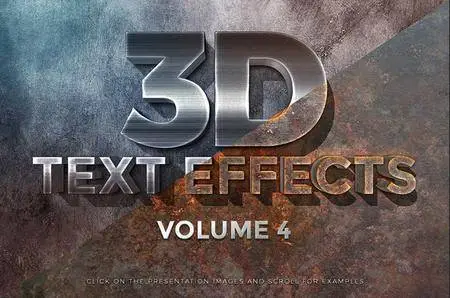 GraphicRiver - 3D Text Effects Vol4