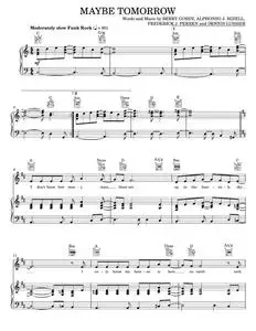 Maybe Tomorrow - Michael Jackson, The Jackson 5 (Piano-Vocal-Guitar)