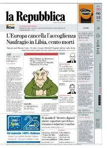 la Repubblica - 30 Giugno 2018