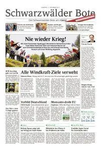 Schwarzwälder Bote Blumberg - 11. November 2017