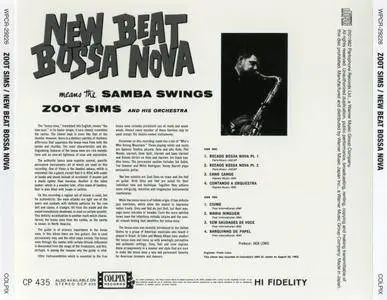 Zoot Sims - New Beat Bossa Nova, Vol 1 (1962) {2017 Japan SHM-CD Jazz Masters Collection 1200 Series WPCR-29226}