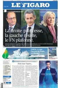 Le Figaro du Lundi 14 Décembre 2015