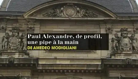(Fr5) Paul Alexandre, de profil, une pipe a la main de Modigliani (2012)