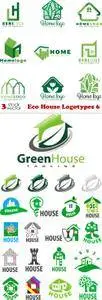 Vectors - Eco House Logotypes 6