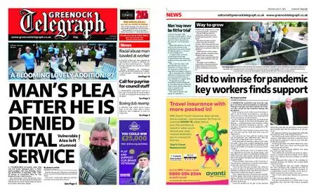 Greenock Telegraph – June 21, 2021