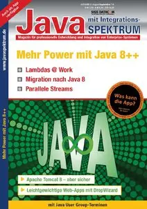 JavaSPEKTRUM - Magazin für professionelle Entwicklung und Integration August/September 04/2014