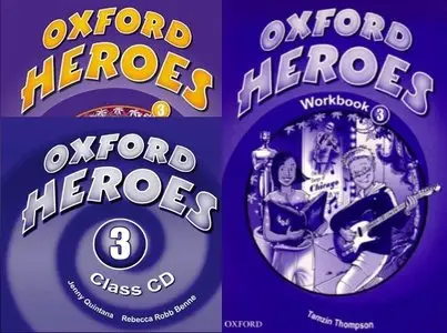 Jenny Quintana, "Oxford Heroes 3" (Workbook, Test Book with Answer Key + Audio CDs)