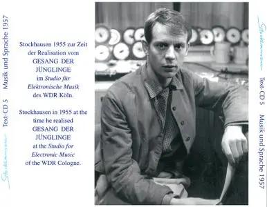 Karlheinz Stockhausen - Text-CD 5 - Gesang der Jünglinge 1955 & Musik und Sprache 1957 (2007) {Stockhausen-Verlag}