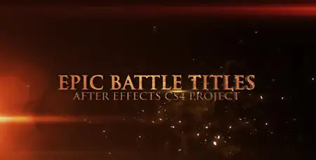Epic Battle Titles - Project for After Effects (Videohive)