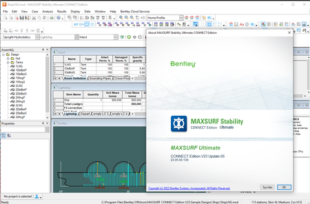 Maxsurf CONNECT Edition V23 Update 5