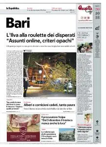 la Repubblica Bari - 30 Ottobre 2018