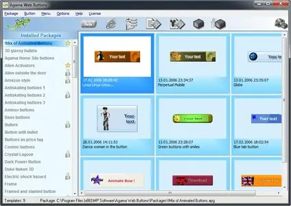 Agama Web Buttons 2.70