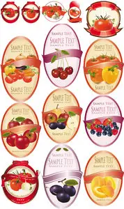Product Labels Vector Set