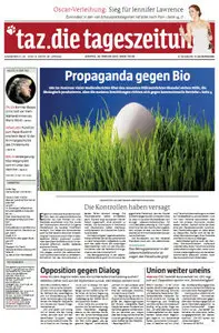 Tageszeitung TAZ vom 26 Februar2013
