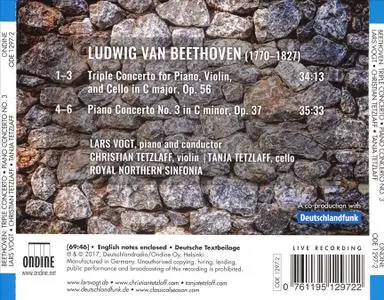 Lars Vogt, Royal Northern Sinfonia - Beethoven: Triple Concerto & Piano Concerto No. 3 (2017)