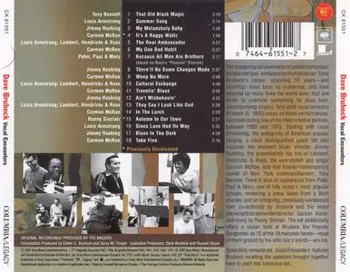 Dave Brubeck - Vocal Encounters (2001) {Columbia--Legacy ‎CK61551 rec 1960-1971}