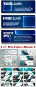 Vectors - Blue Business Banners 6