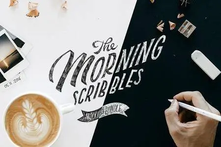 CreativeMarket - Morning Scribble - Stationary Mockup