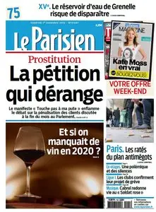 Le Parisien + Journal de Paris + Magazine du Vendredi 1er Novembre 2013
