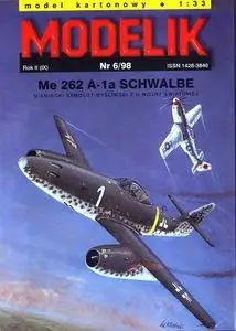 Paper model Modelik 1998.6 - Me-262 A-1A.Schwalbe scale 1:33