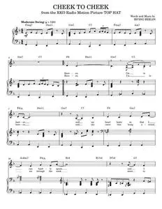 Cheek To Cheek - Ella Fitzgerald, Irving Berlin (Piano Vocal)