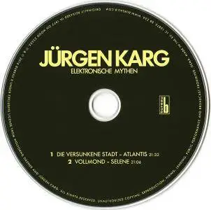 Jürgen Karg - Elektronische Mythen (1977) {2016, Reissue}