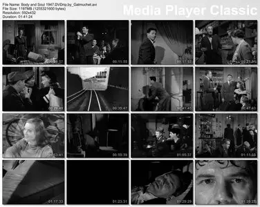 (Drama Film Noir) Body & Soul [DVDrip] 1947
