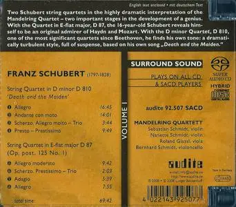 Mandelring Quartet - Schubert: String Quartets, Vol. 1 (2008)