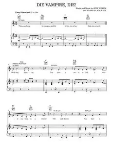 Die Vampire, Die! - Jeff Bowen, title of show Musical (Piano-Vocal-Guitar)