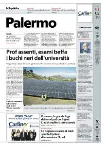 la Repubblica Palermo - 1 Febbraio 2019