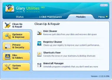 Glary Utilities Pro 2.22.0.896 Multilingual 